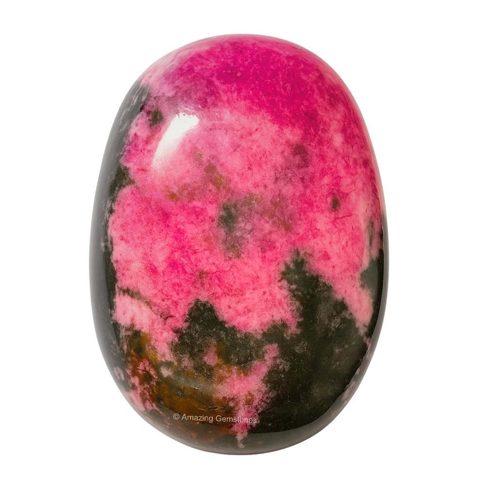 Rhodonite Palm Stone