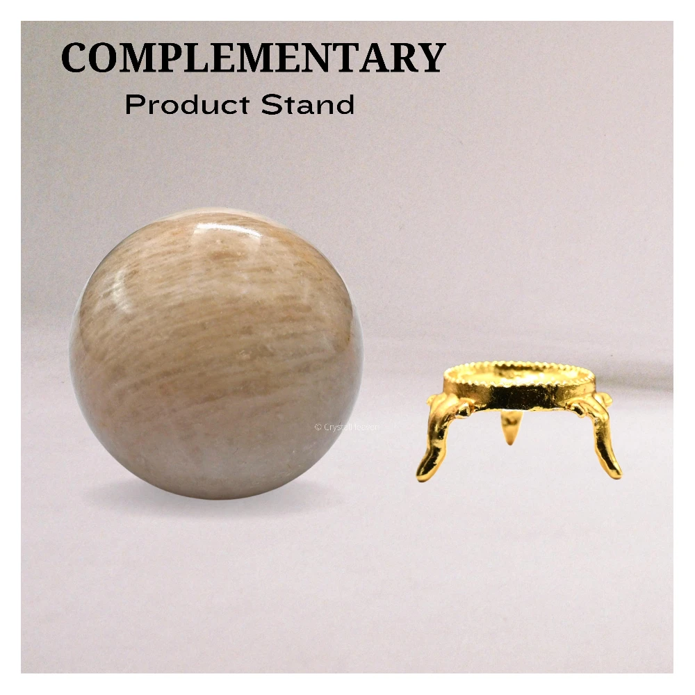Cream Moonstone Sphere (1.5 Inch)