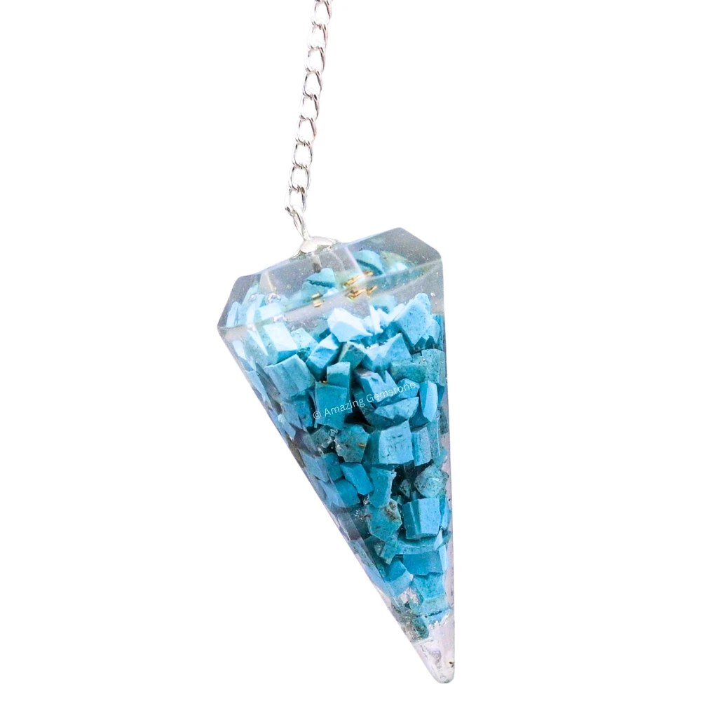 Turquoise Orgone Pendulum