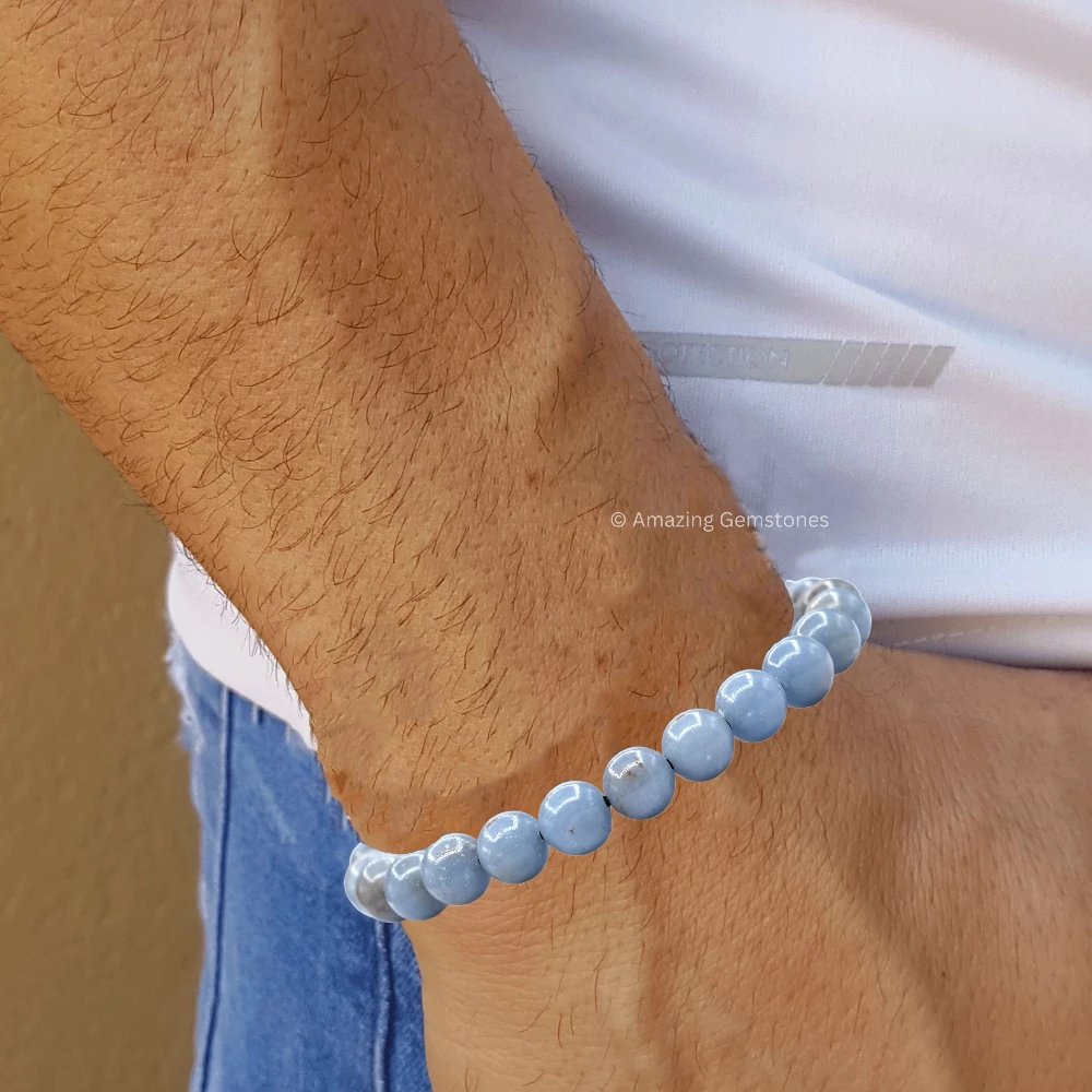 Angelite Bracelet (Adjustable)