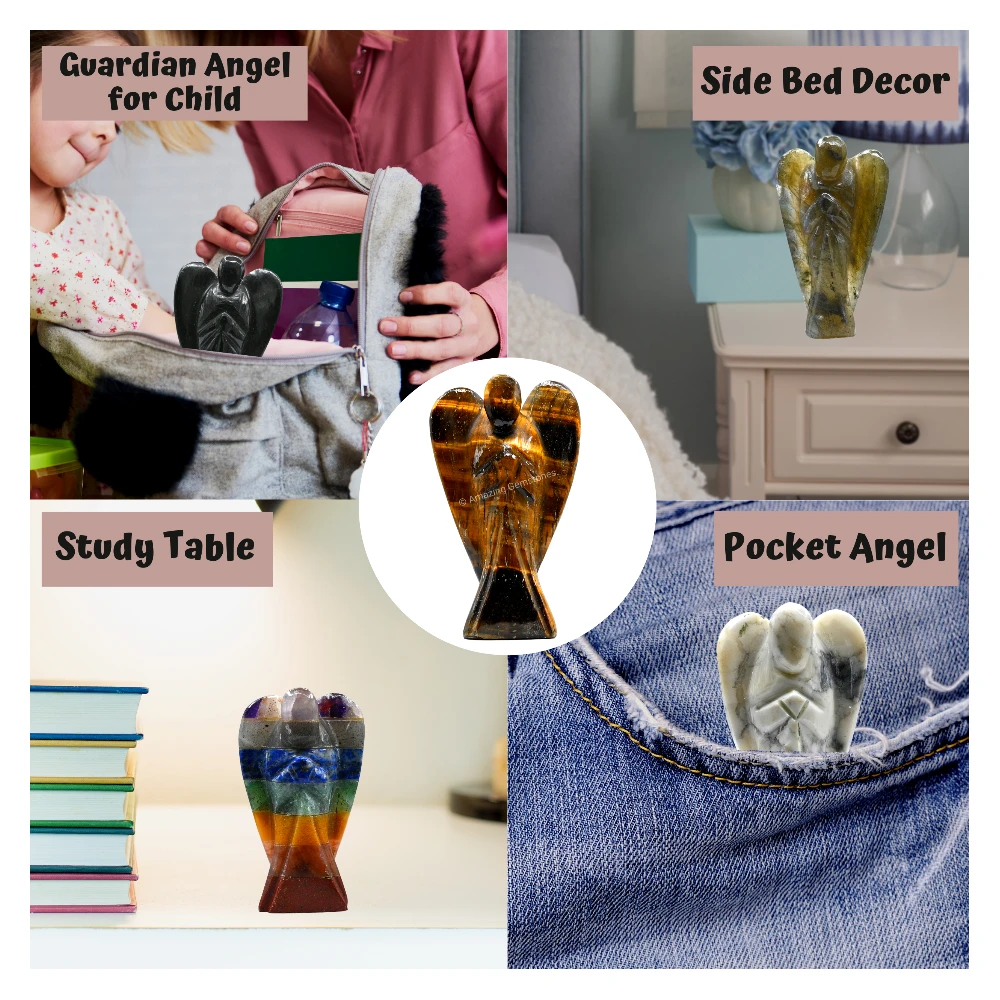 Pack of 5 Crystal Angel