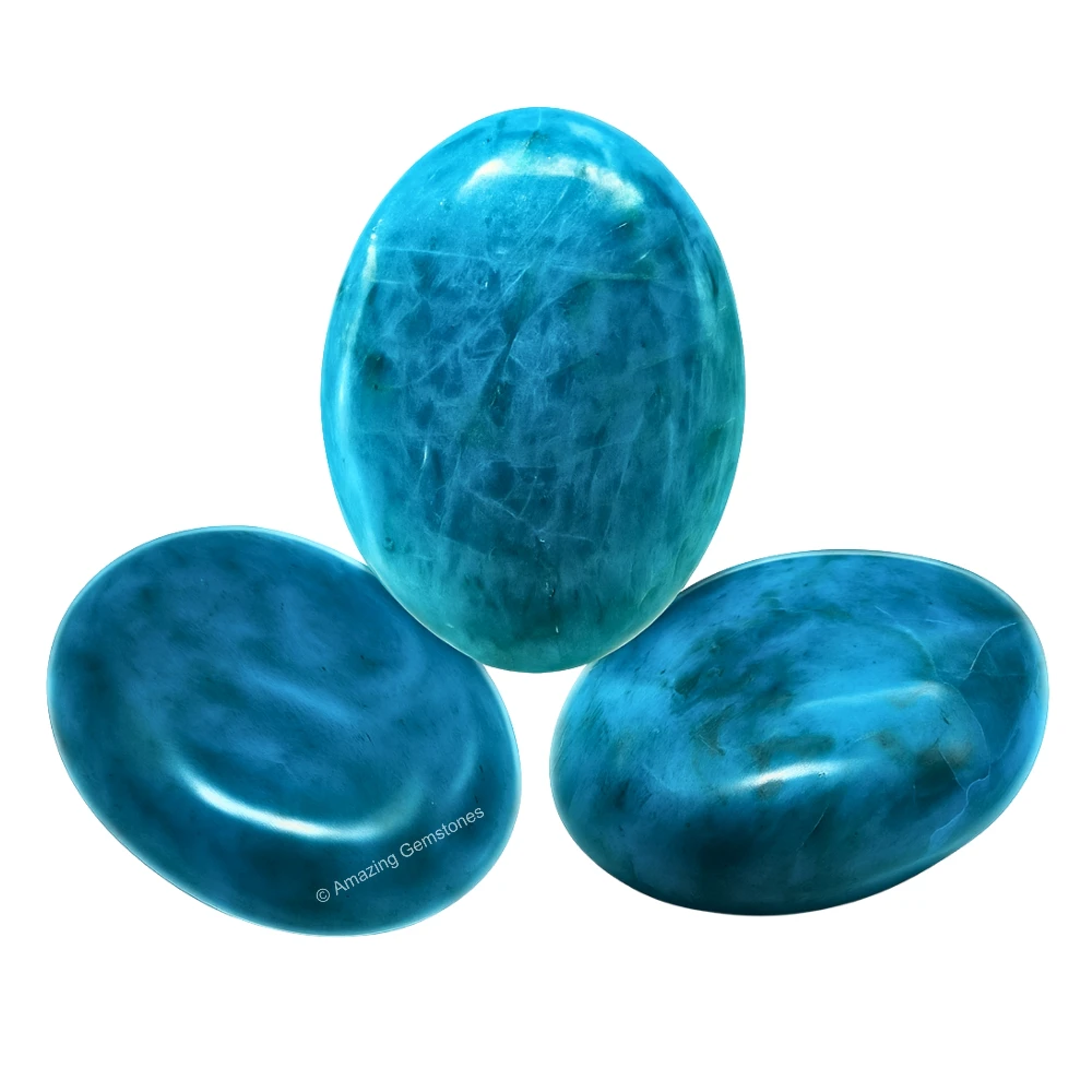 Blue Apatite Palm Stone