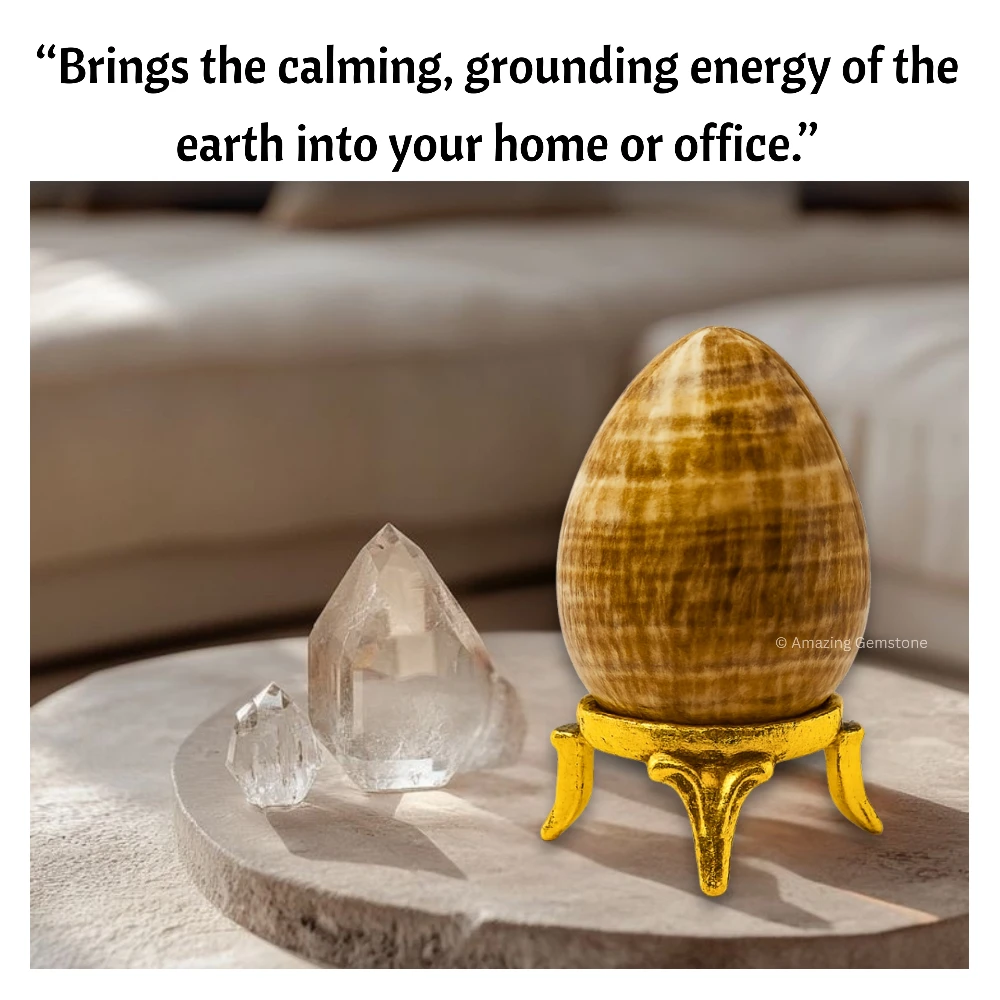 Aragonite Crystal Egg Stone
