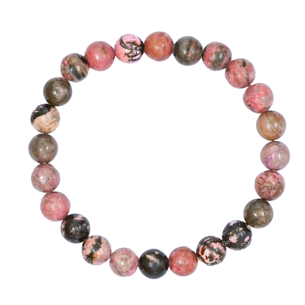 Rhodonite Bracelet (Stretchable)