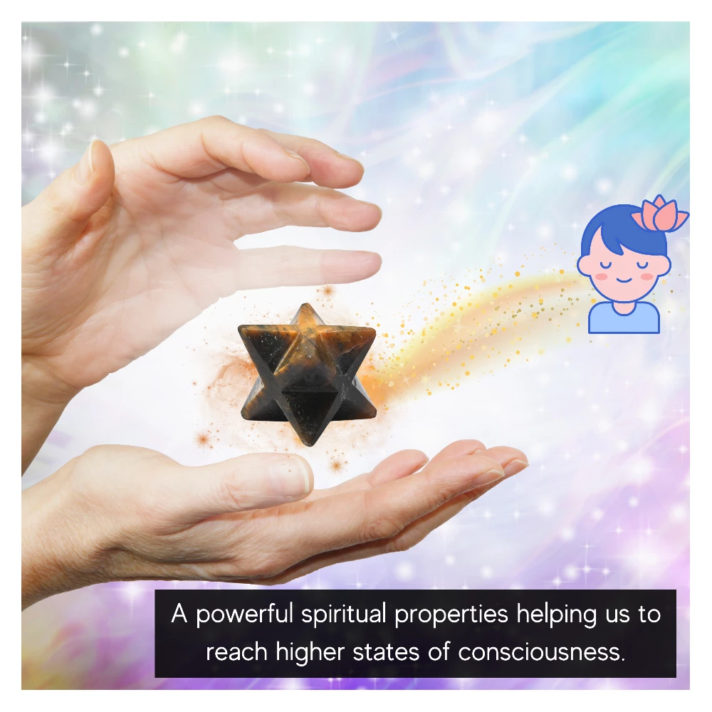 Tiger Eye Merkaba (15-20 mm)