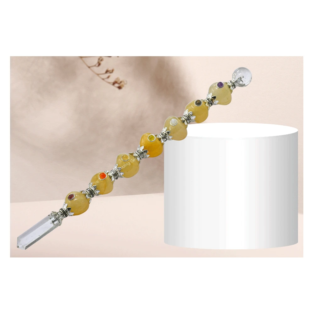 Yellow Aventurine Tumbled Healing Crystal Wand