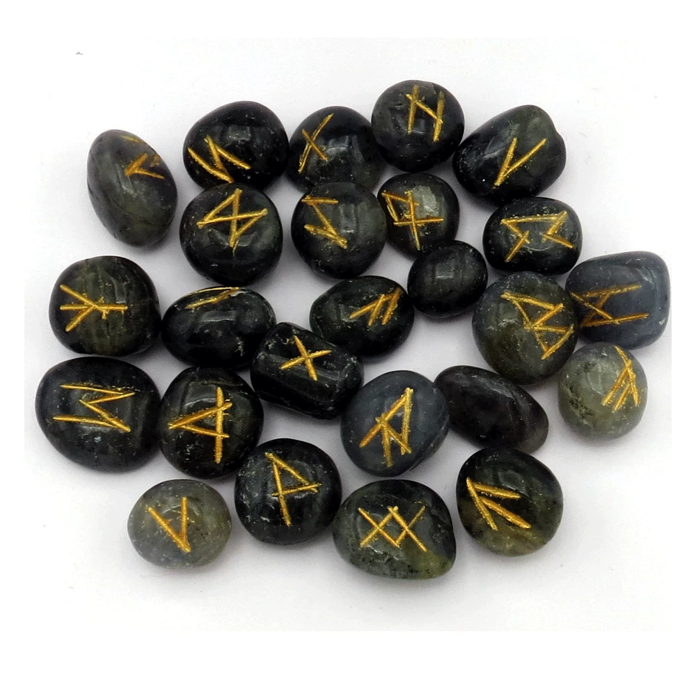 Iolite Rune Stones Set