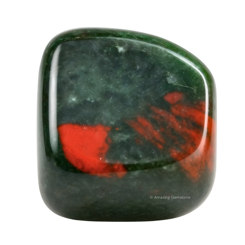 Tumbled African Bloodstone Stone Crystals (1 oz)