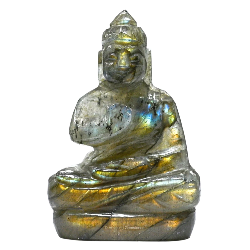 Labradorite Buddha Statue