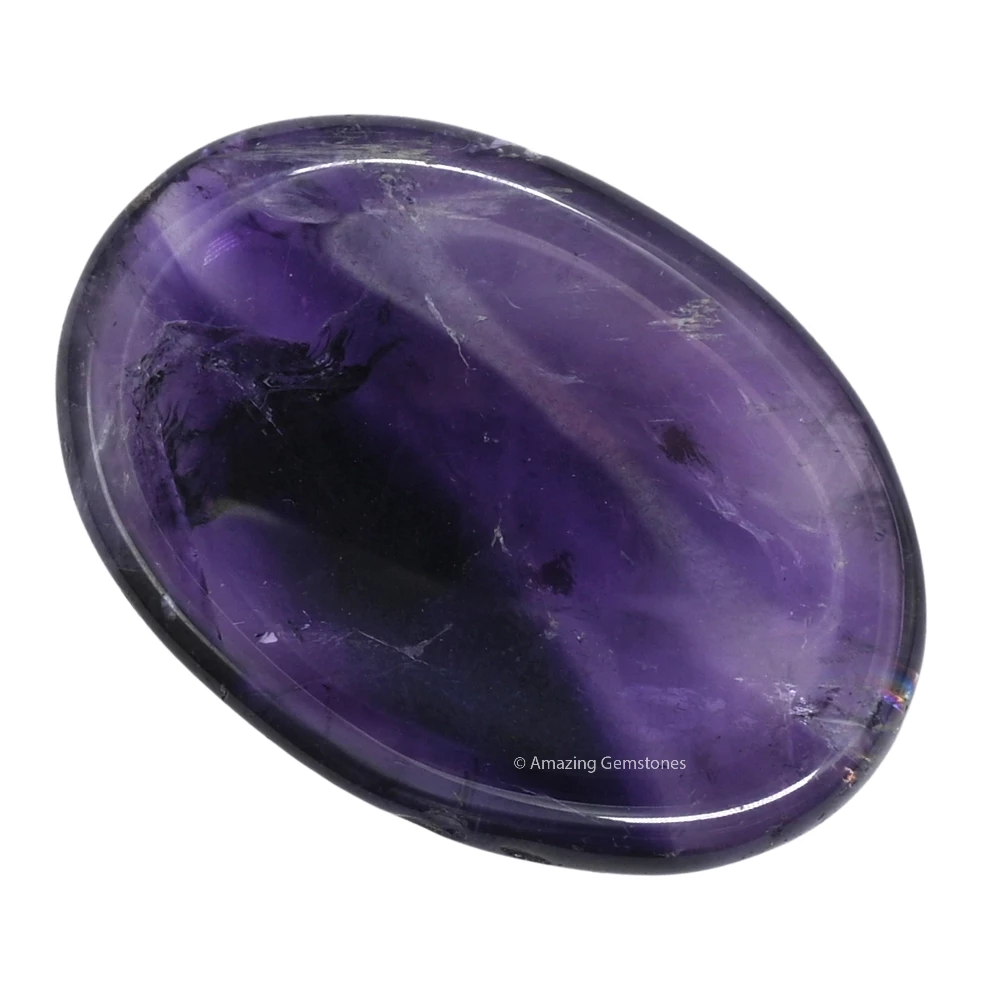 Amethyst Worry Stone