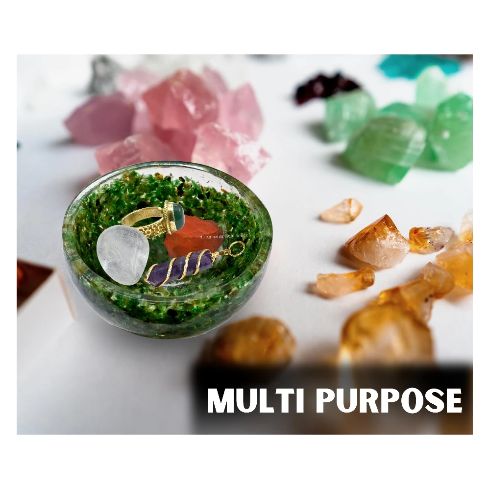 Green Aventurine Crystal Orgone Bowl (4 Inch)