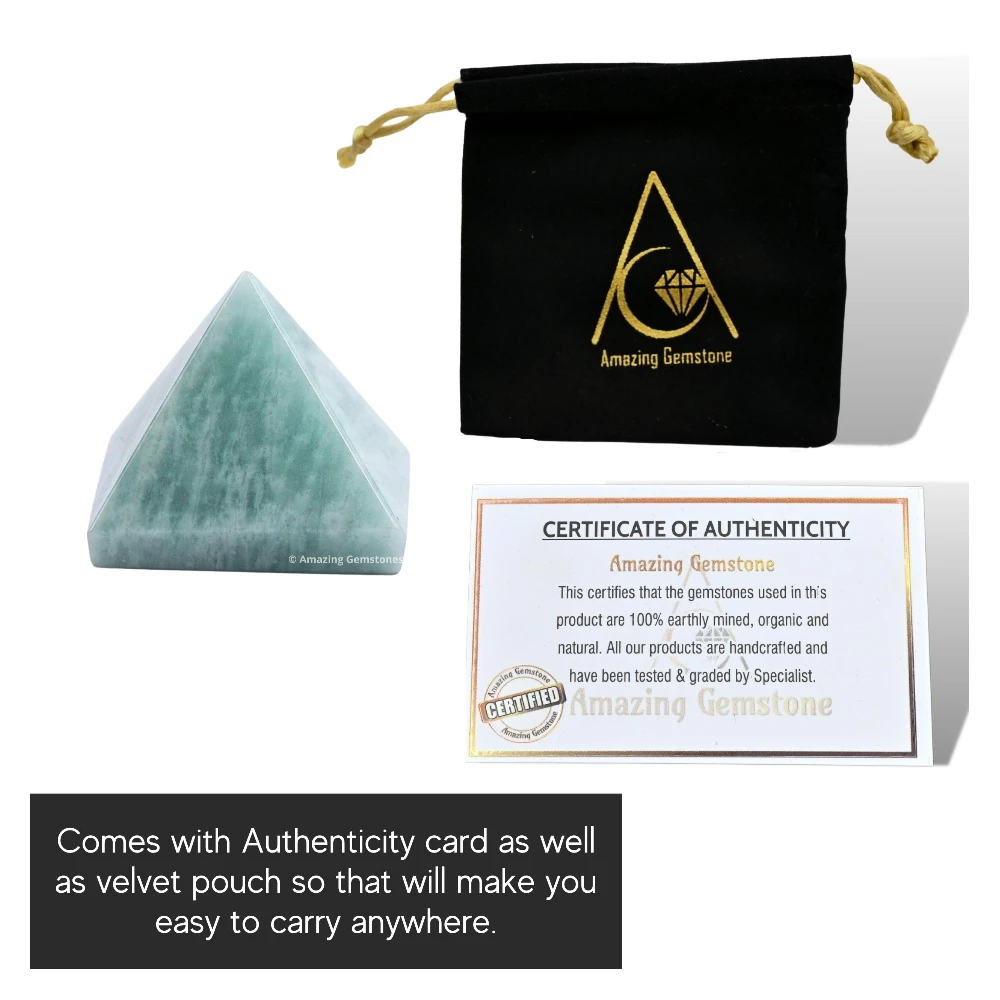 Amazonite Pyramid (1 Inch)
