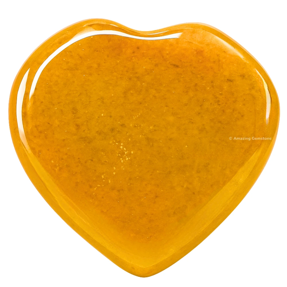 Yellow Jasper Heart (Pack of 2)