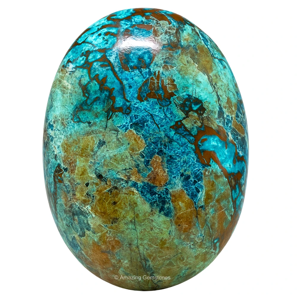 Chrysocolla Palm Stone