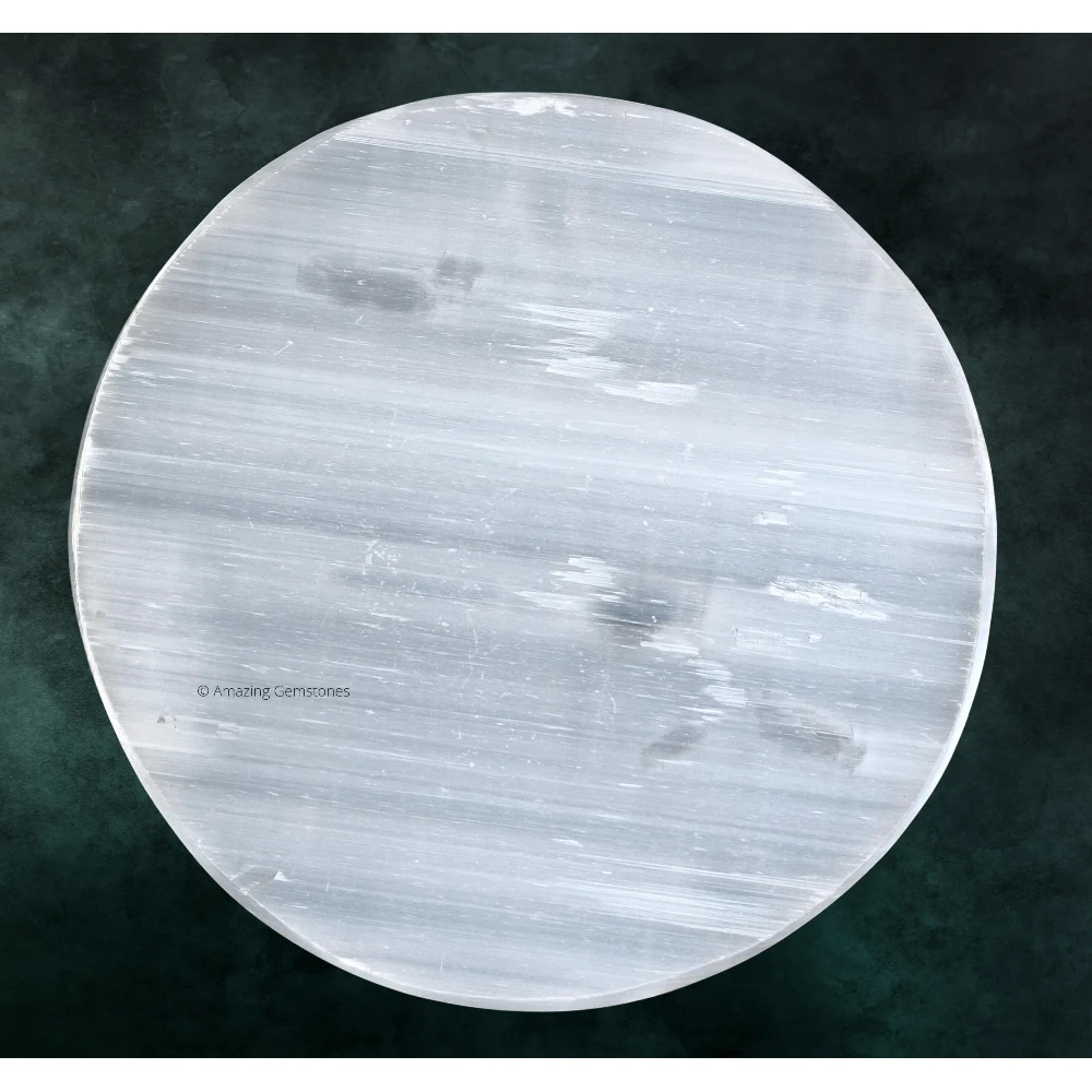 Selenite Charging Plate for Crystals (3 Inch)