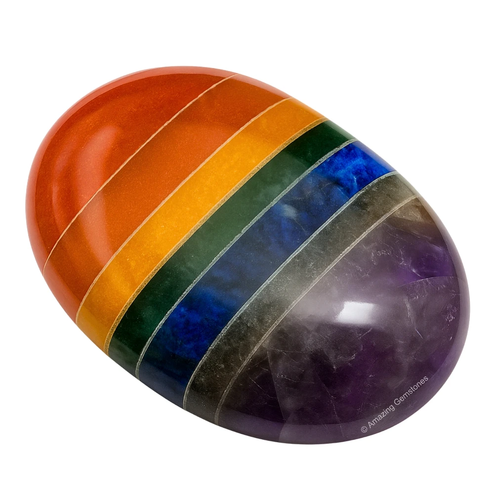 Chakra Palm Stone