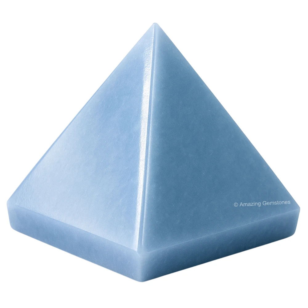 Angelite Pyramid (2 Inch)