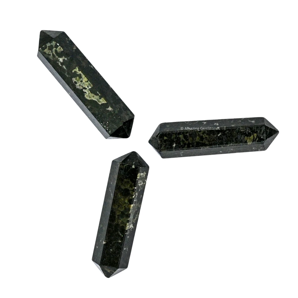 Nuummite Pencil Points (Double Terminated) (Set of 10)