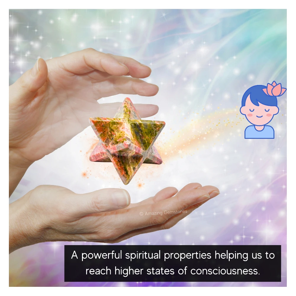 Unakite Merkaba (15-20 mm)
