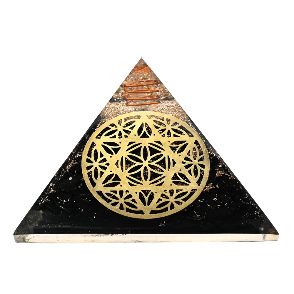 Shungite Orgone Pyramid - Star of David