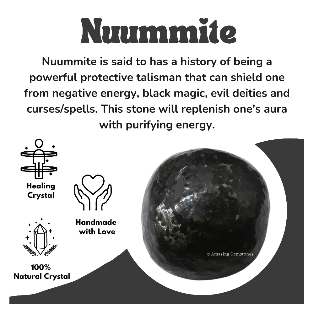 Tumbled Nuummite Crystals Stones (1000+ Carats)