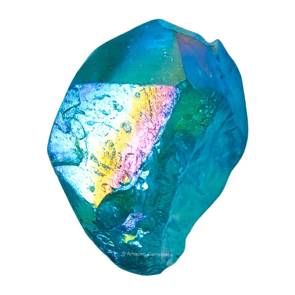 Aqua Aura Quartz Raw Crystals (1 LB)