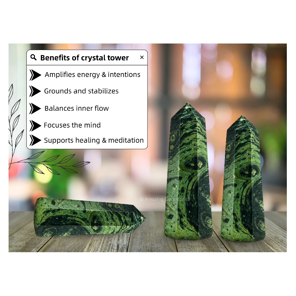 Kambaba Jasper Tower (2" to 3" INCH)