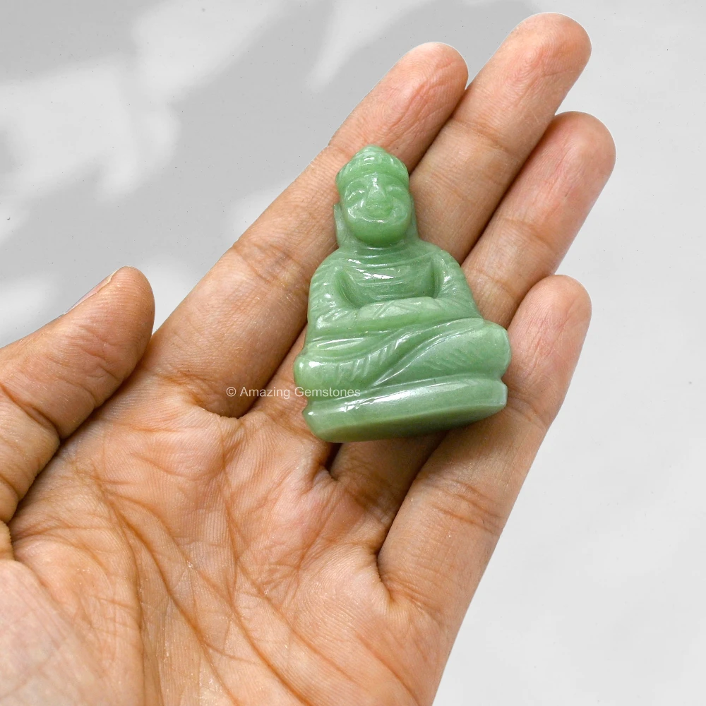 Green Aventurine Buddha Statue