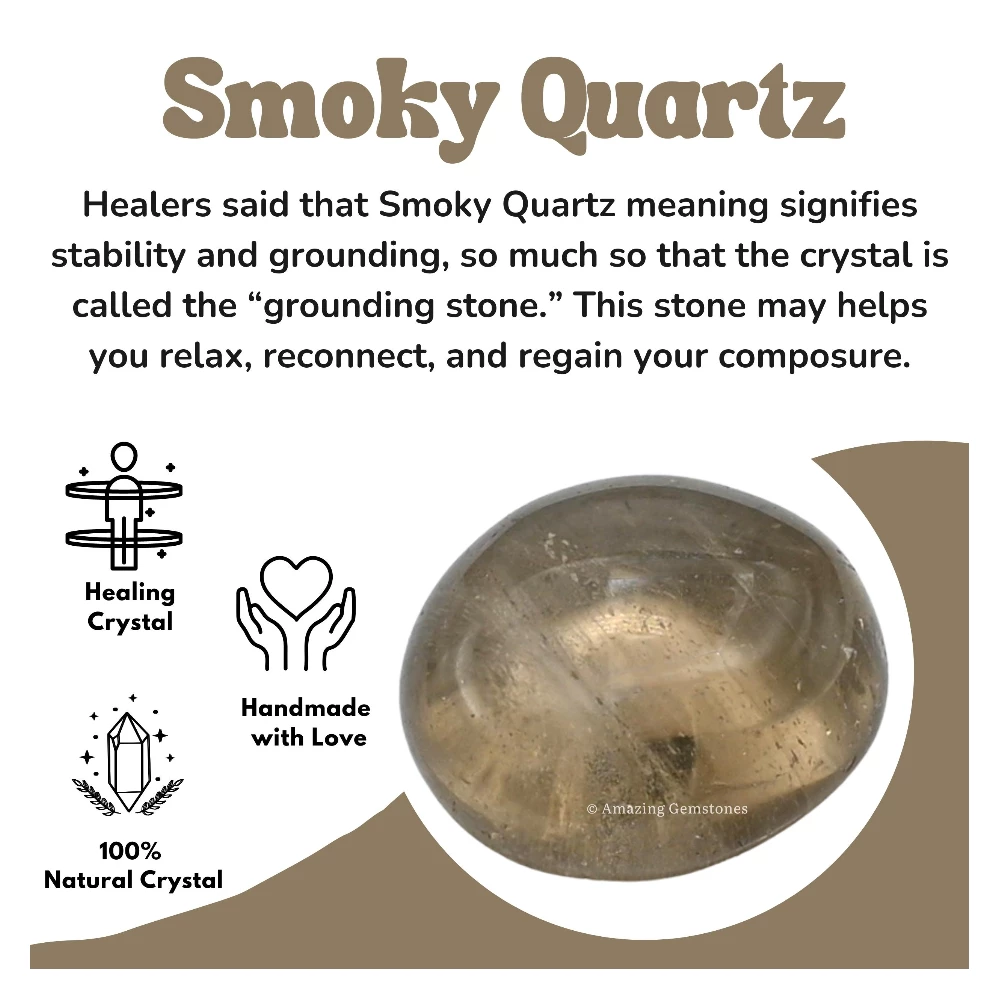 Tumbled Smoky Quartz Crystals Stones (1000+ Carats)