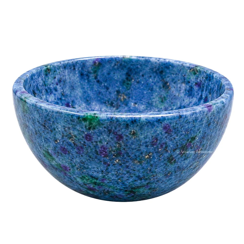 Ruby Kyanite Crystal Bowl - 2 Inch