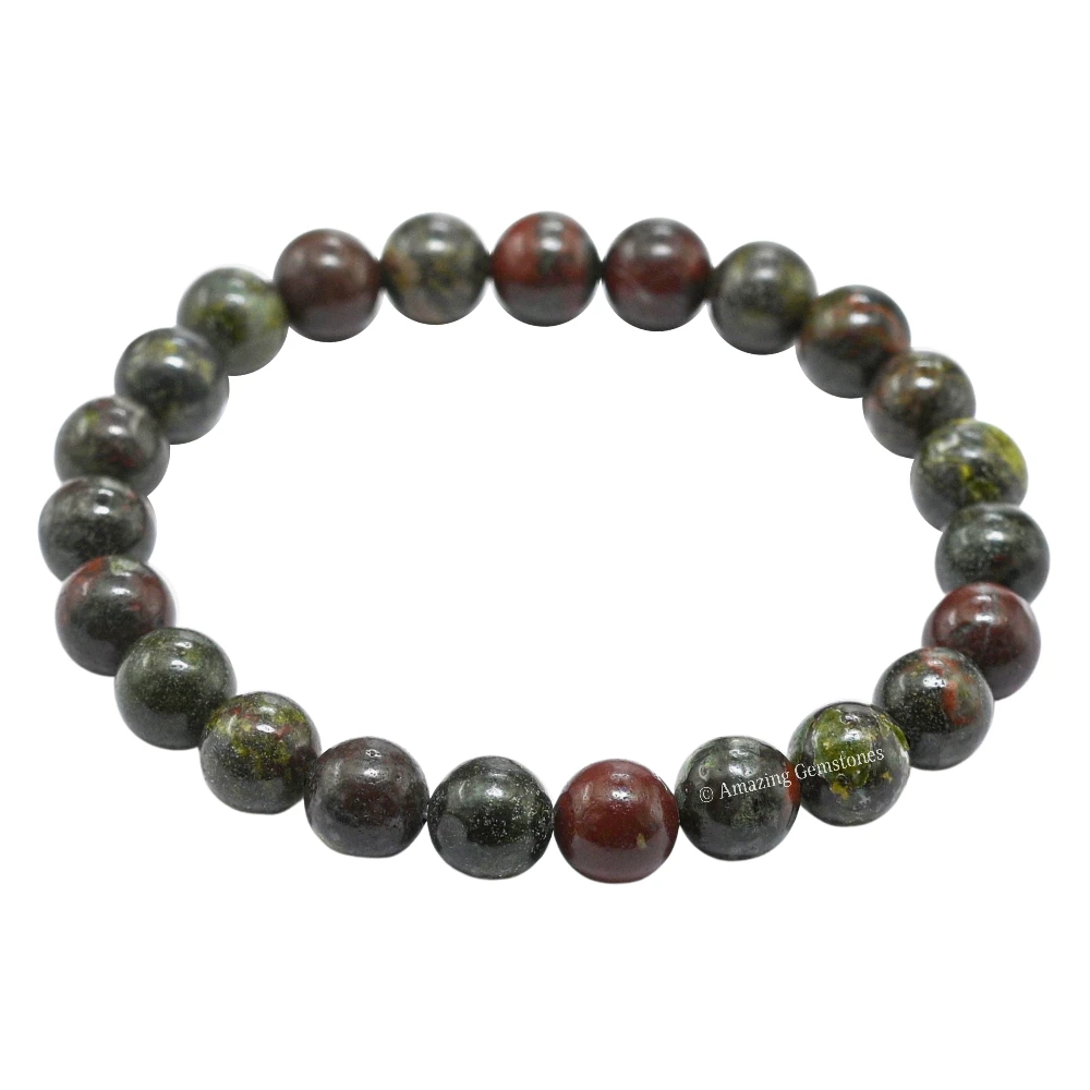Dragon Bloodstone Bracelet (Strechable)