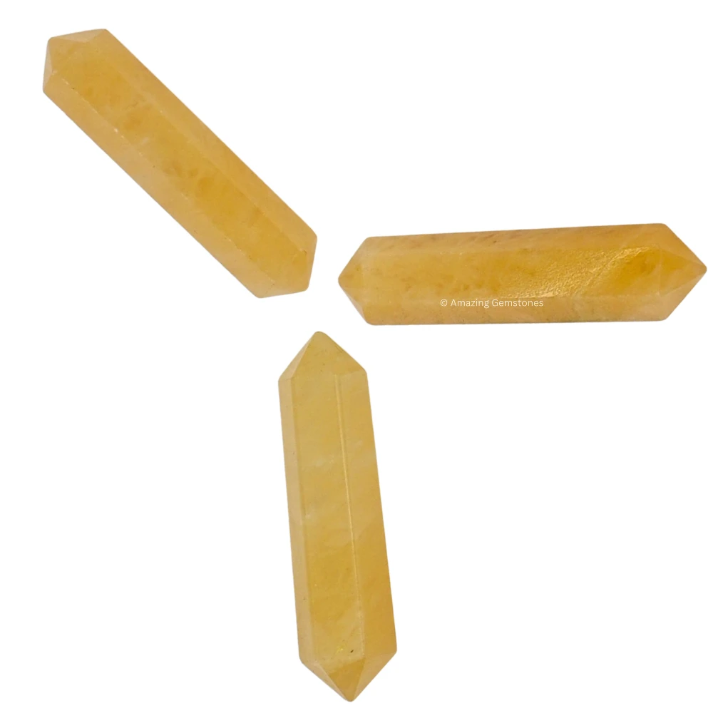 Yellow Aventurine Pencil Points (Double Terminated) (Set of 10)