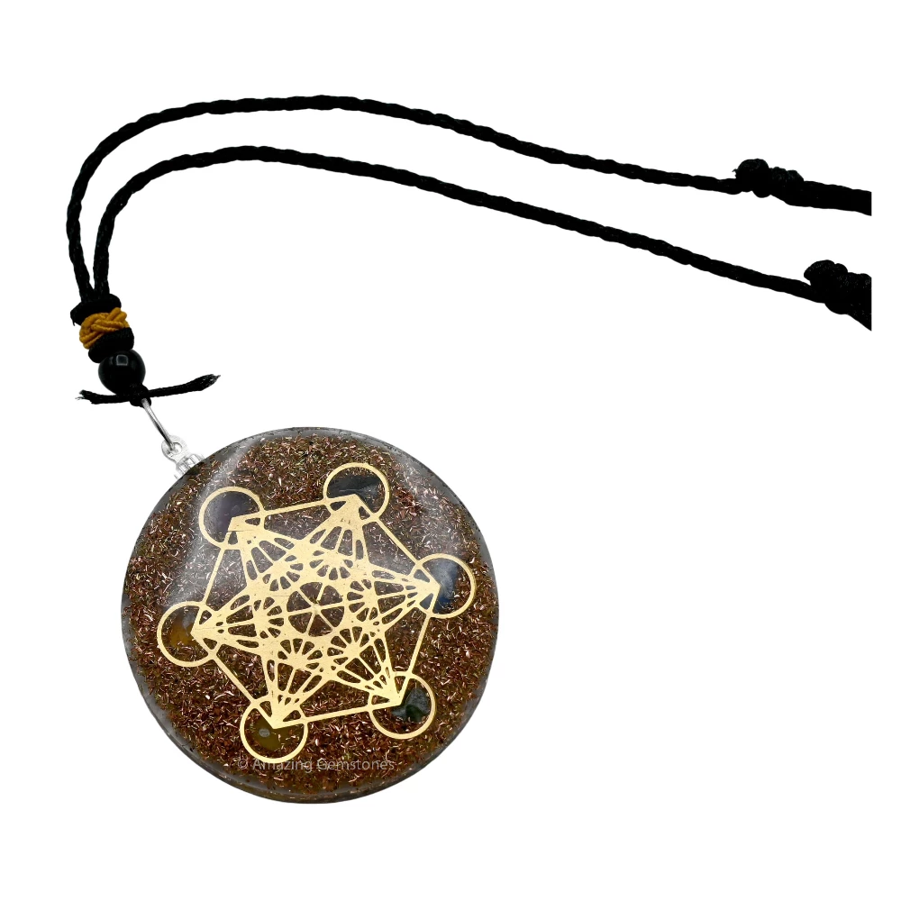 Copper Saving Orgone Necklace - Metatron Chakra