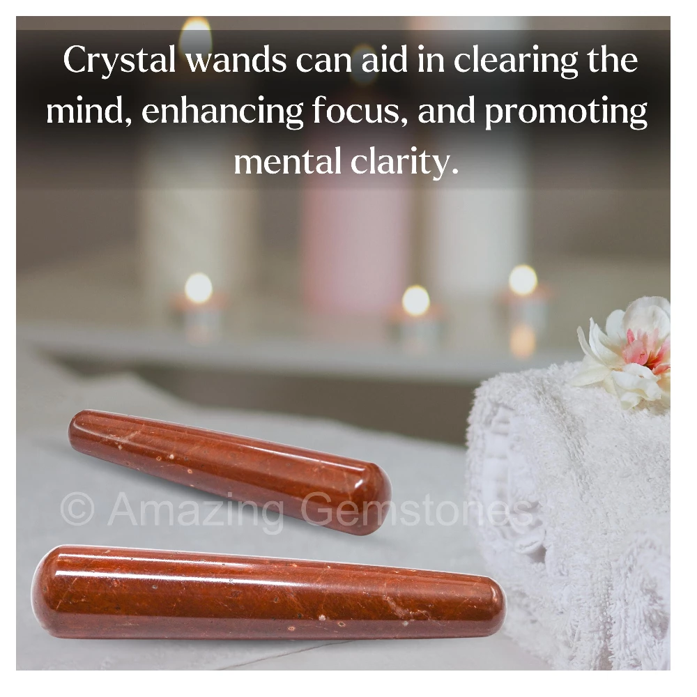 Red Jasper Wand