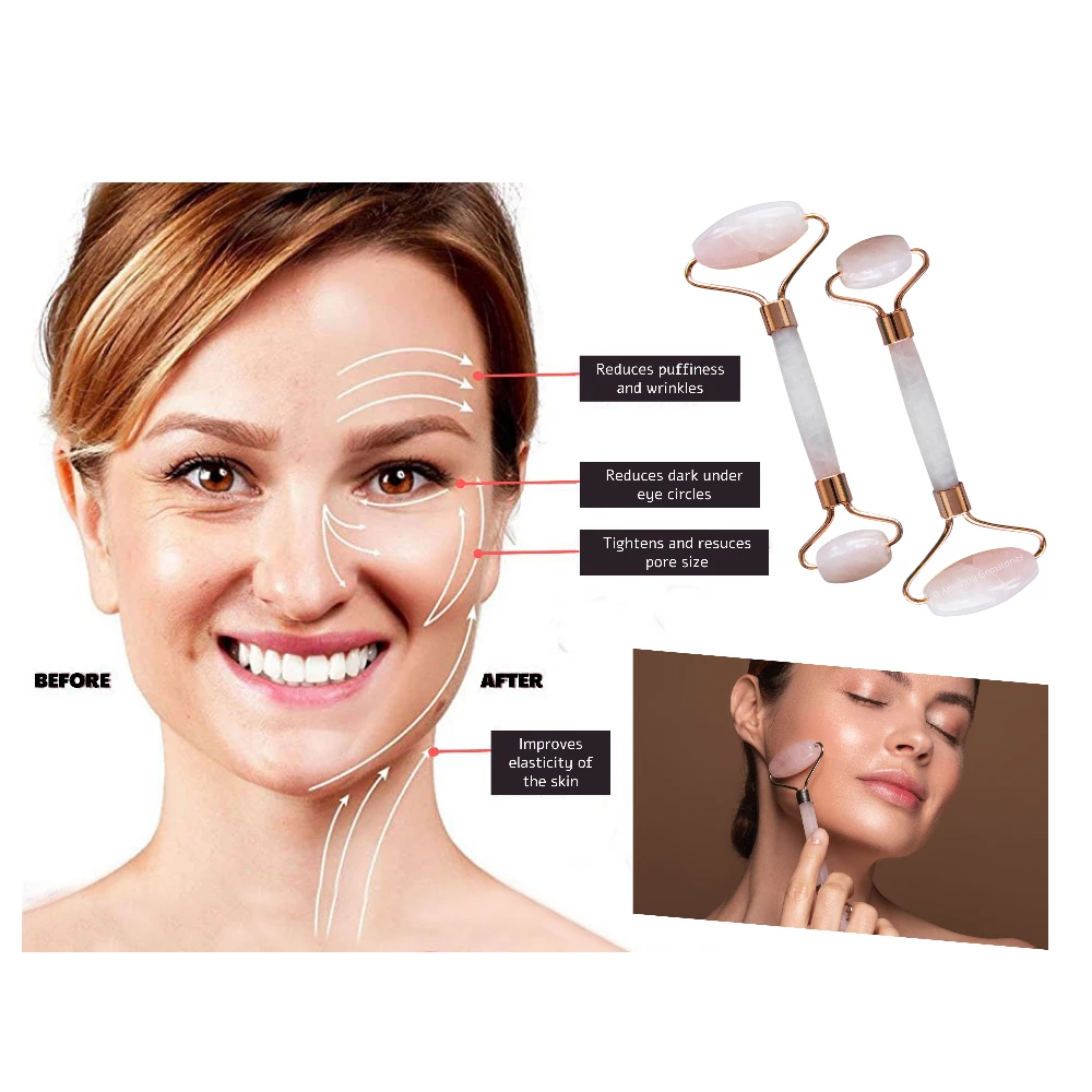 Rose Quartz Face Roller