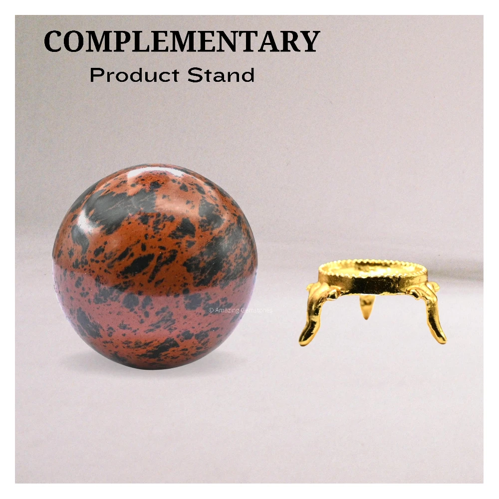 Mahogany Obsidian Sphere (1.5 Inch)