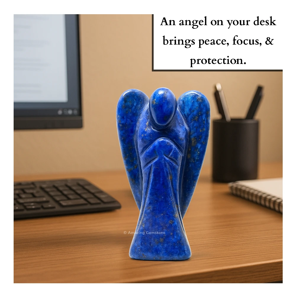Lapis Lazuli Angel Figurine (1.5 Inch)