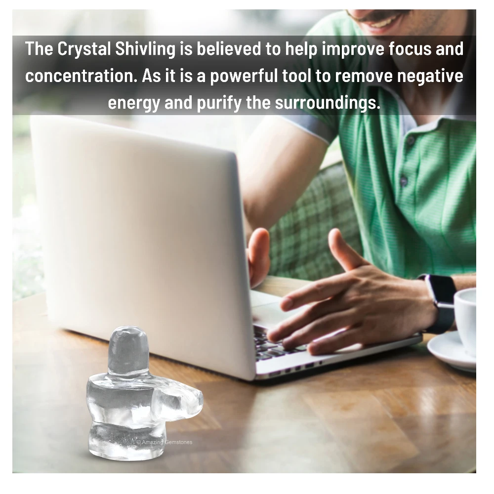 Clear Quartz Shivling