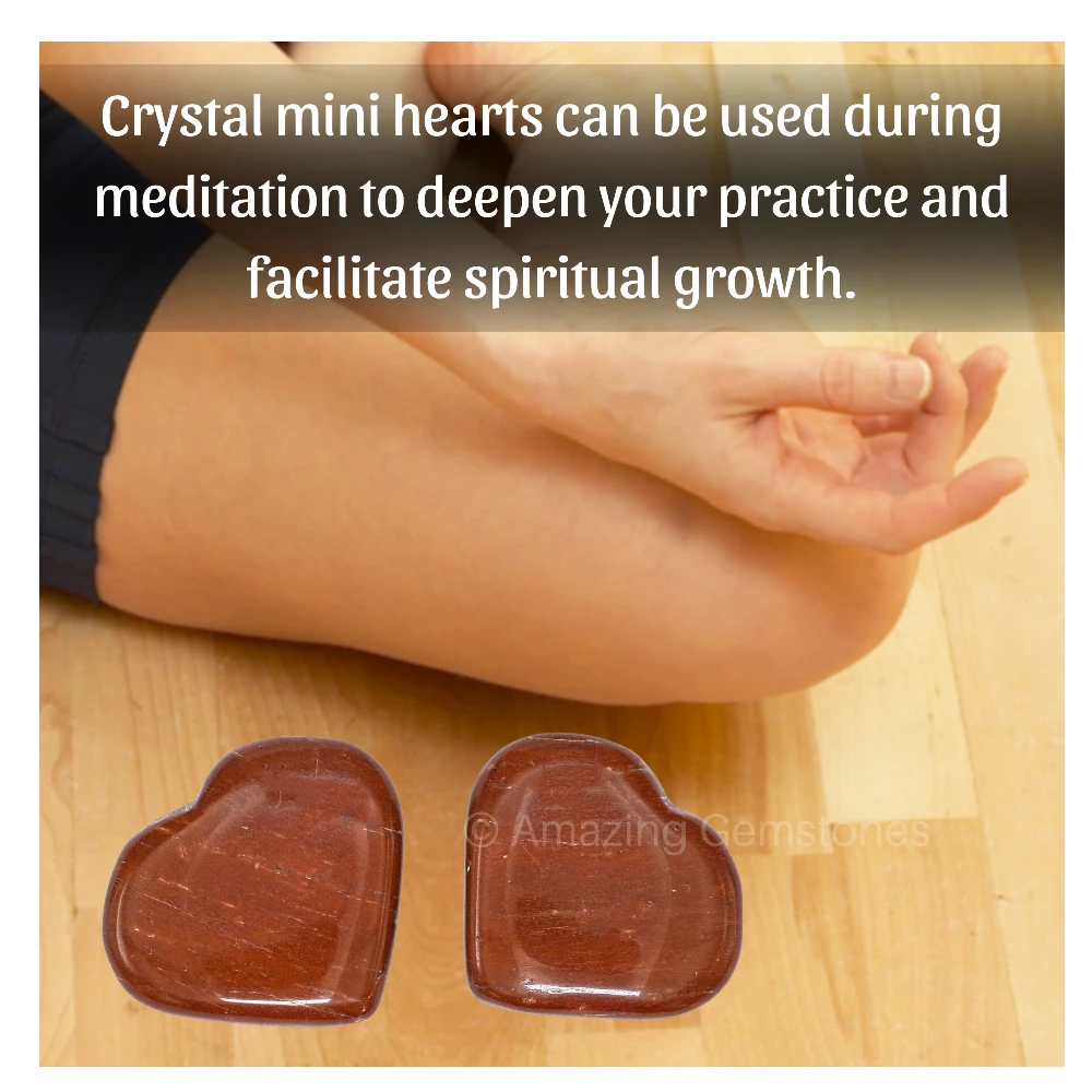 Red Jasper Heart (Pack of 2)