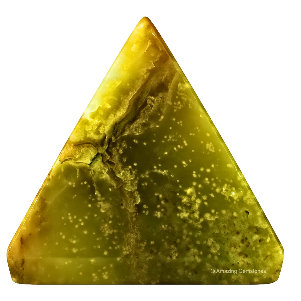 Green Opal Pyramid (1 Inch)