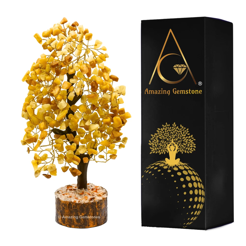 Yellow Jasper Tree (200 Beads)