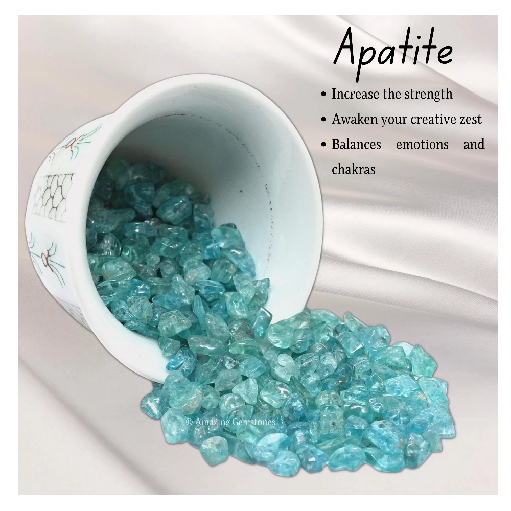 Apatite Chips - Pre Drilled