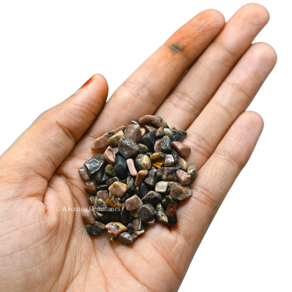 Rhodonite Chips (1LB)