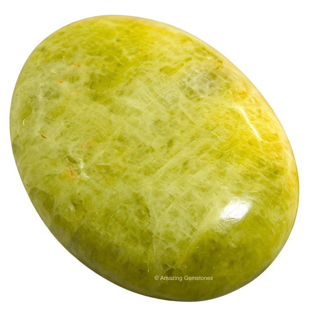 Yellow Aquamarine Palm Stone