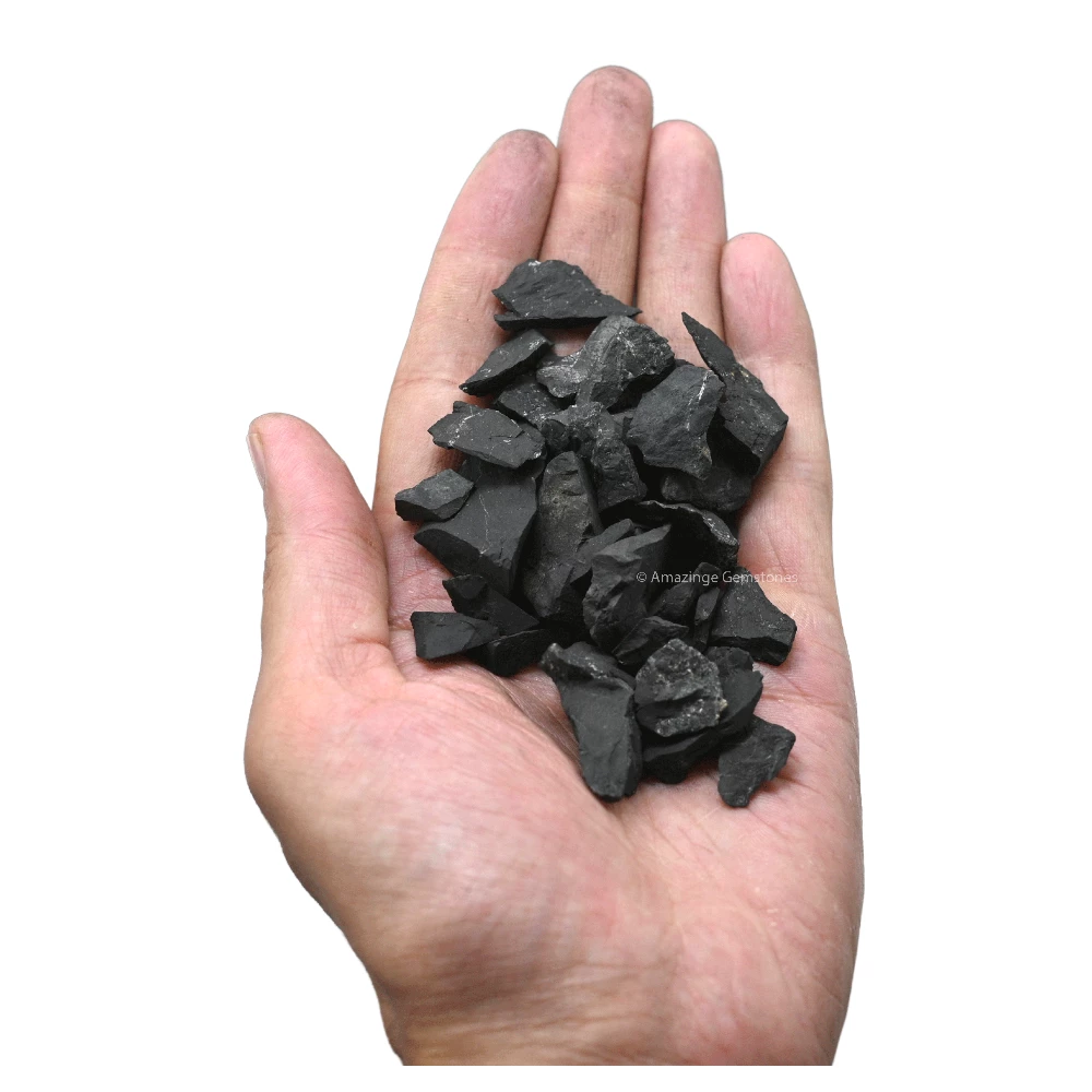 Shungite Raw Stones for Water Purification - 10 to 30mm (1/2 lb)