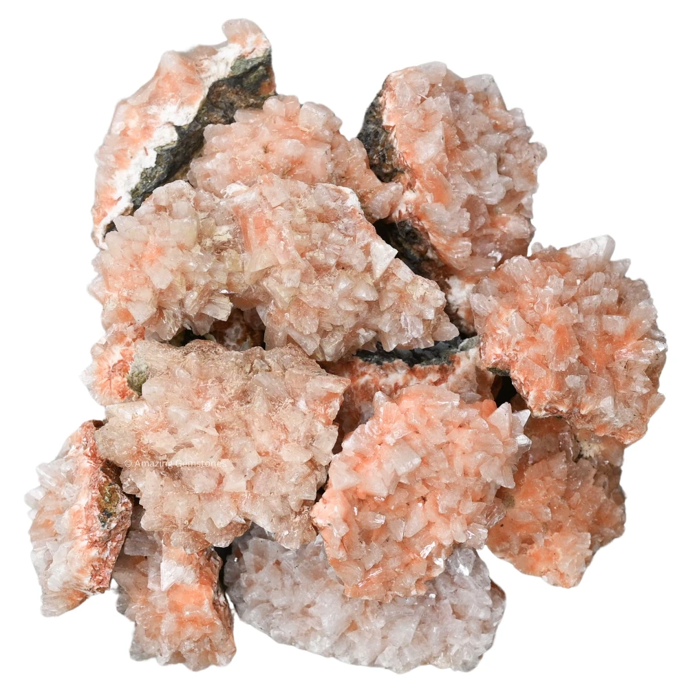Pink Heulandite Crystal Mineral Specimen (Small)
