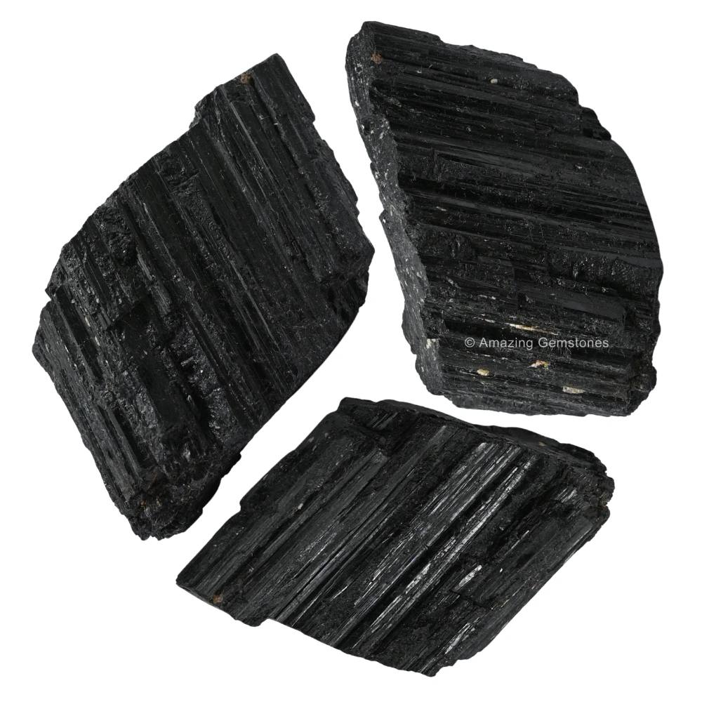 Black Tourmaline Rough Raw Crystal (200-350 Grams)