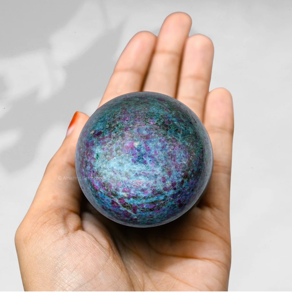 Ruby Kyanite Sphere (2 Inch)