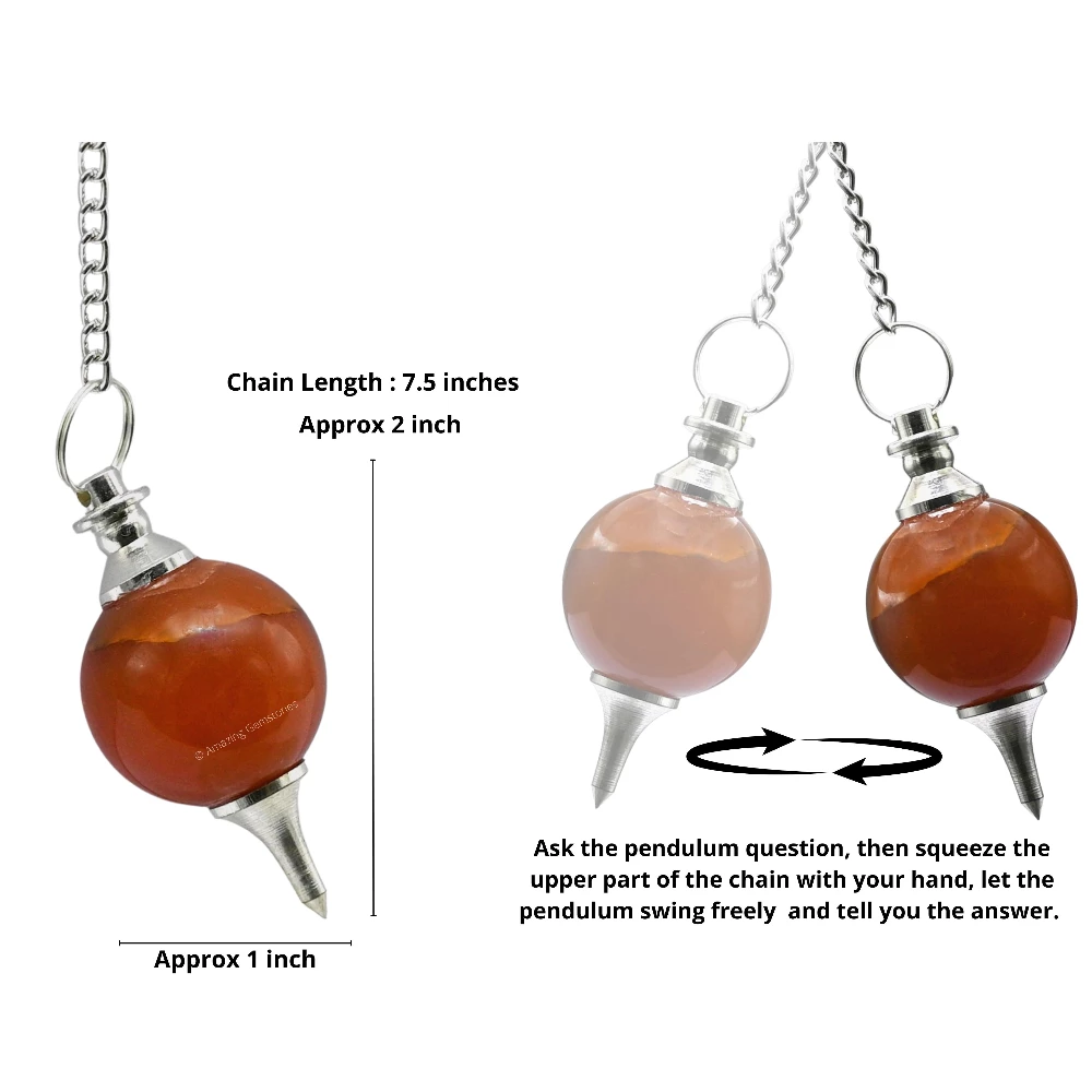Carnelian Ball Pendulum