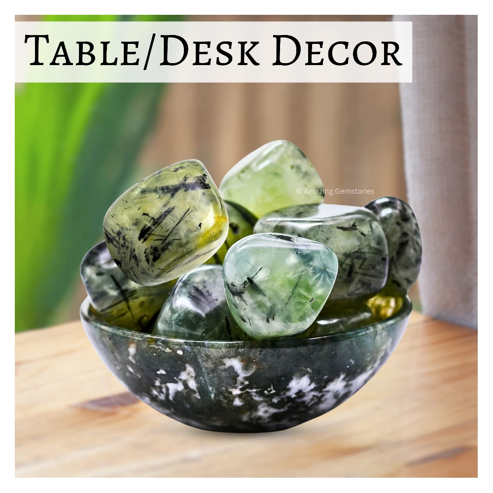 Tumbled Prehnite Stone Crystals (1 oz)